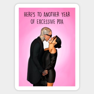 Excessive PDA Sticker